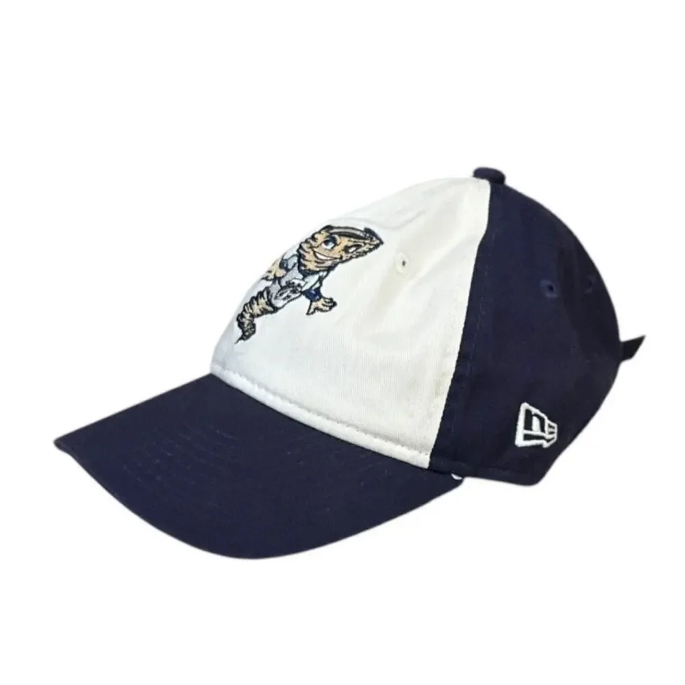 Tri-City Dust Devils New Era 9TWENTY Baseball Hat Cap Blue White Strapback Youth